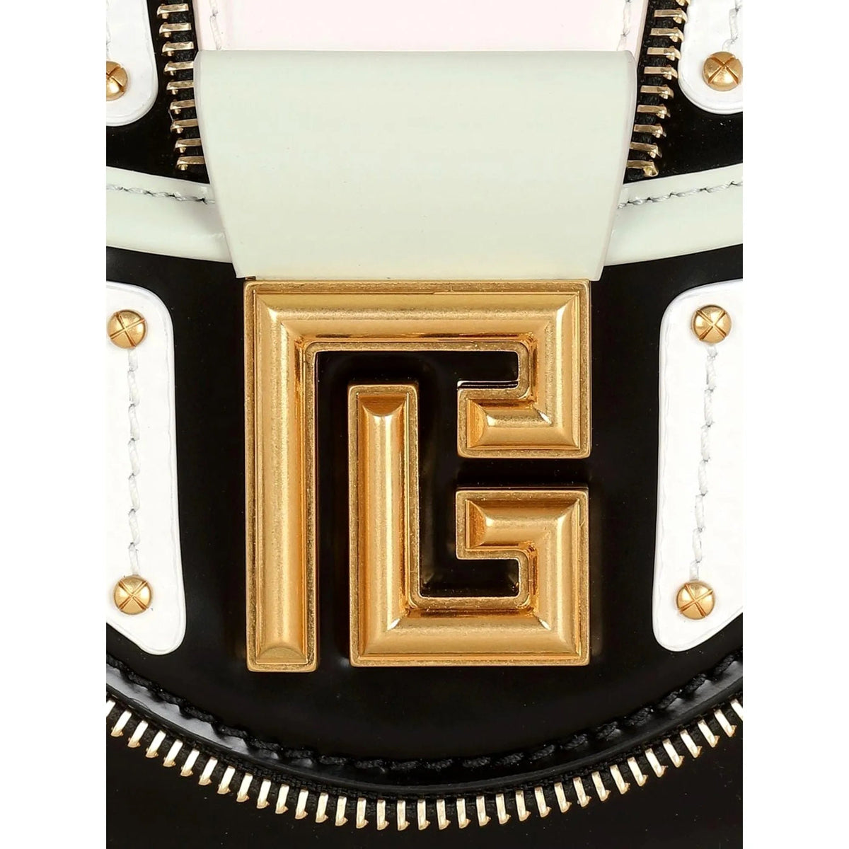 The Balmain Blaze Mint Green Leather Baguette Top Handle Crossbody Bag - Handbags - Clayton's Online Store