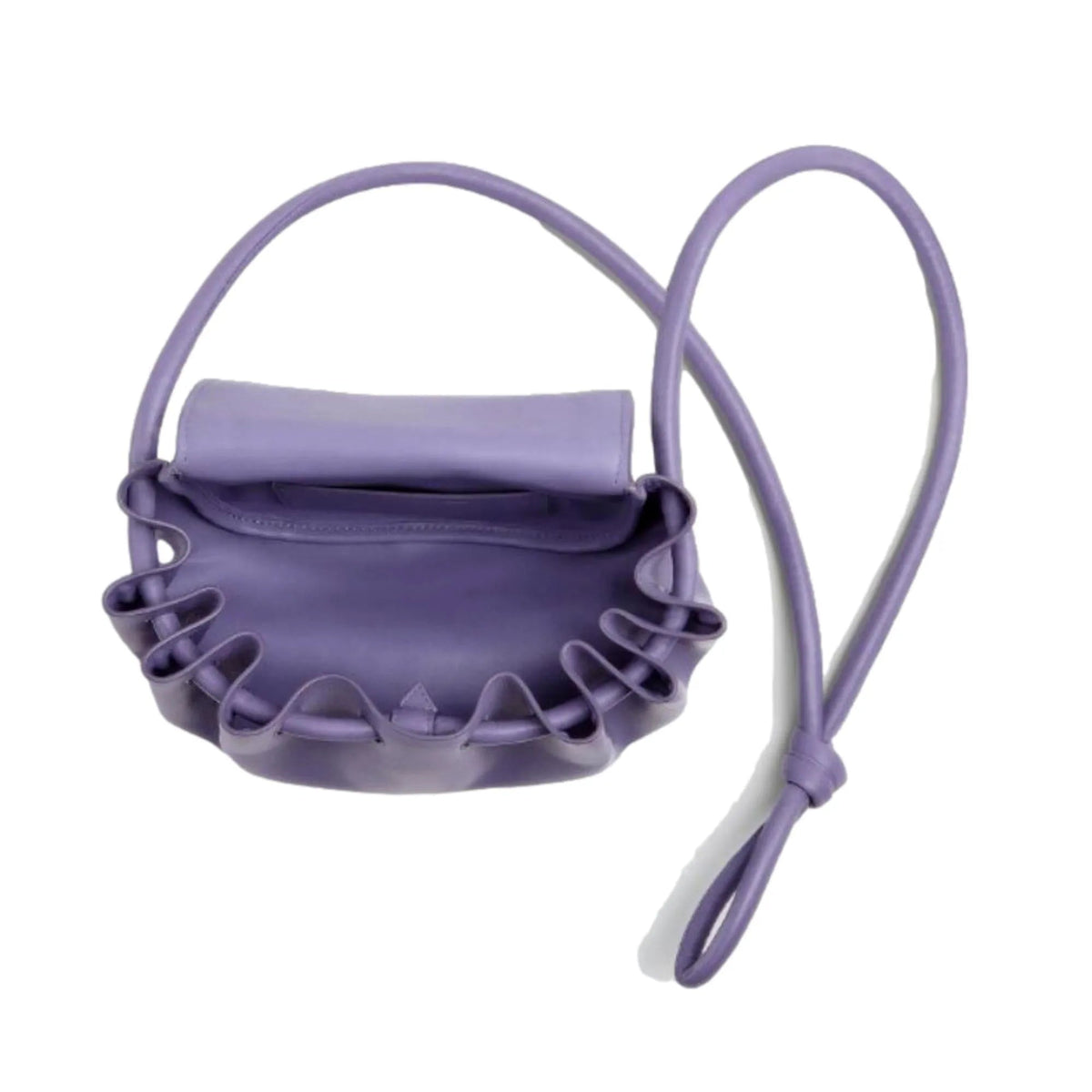 The Beak Lavender Nappa Leather Small Crossbody Bag - Handbags - Clayton's Online Store