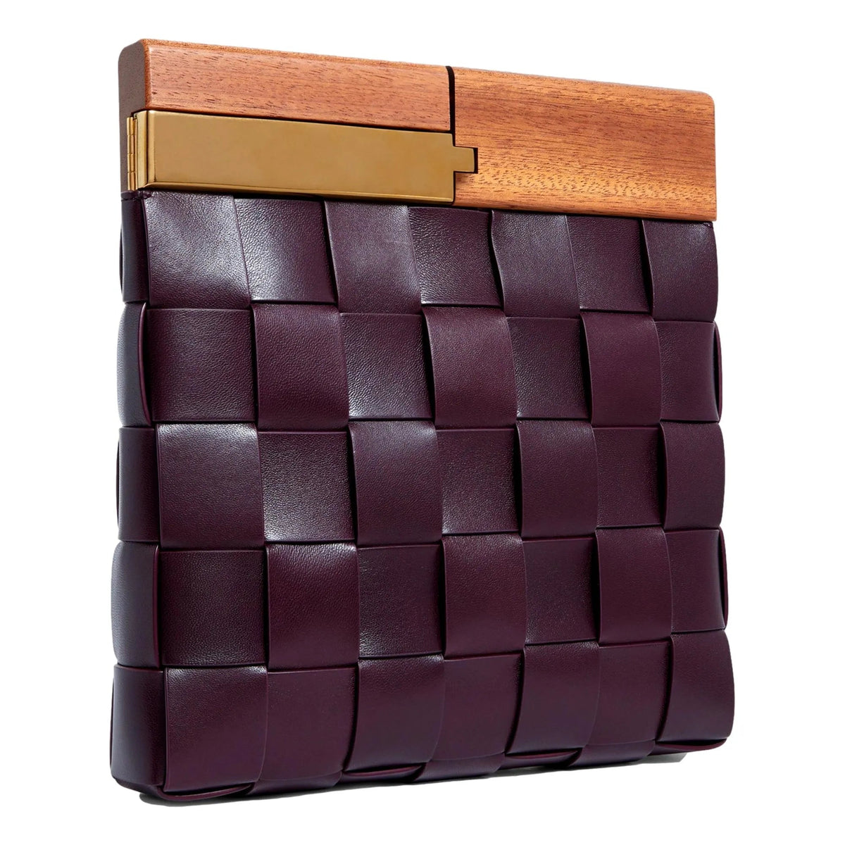 The Bottega Veneta 'BV SNAP' Burgundy Mogano Grape Handbag - Handbags - Clayton's Online Store