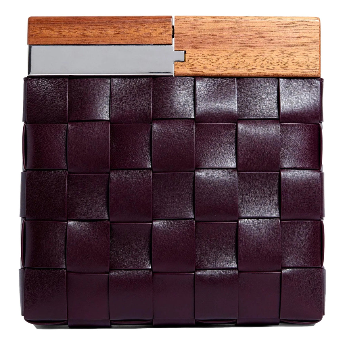 The Bottega Veneta 'BV SNAP' Burgundy Mogano Grape Handbag - Handbags - Clayton's Online Store