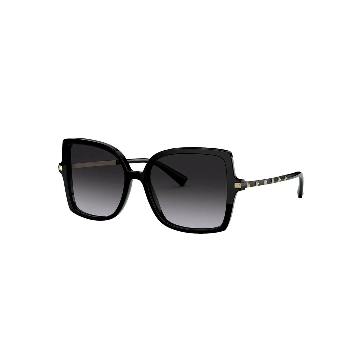 Valentino Garavani Black Studded Acetate and Titanium Sunglasses Size 56 - Sunglasses - Clayton's Online Store