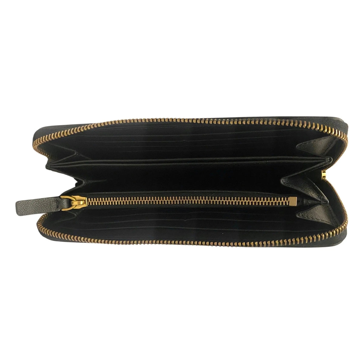 Valentino Garavani Diary Lines Black Grain Leather Zip - Around Long Wallet - Wallets - Clayton's Online Store