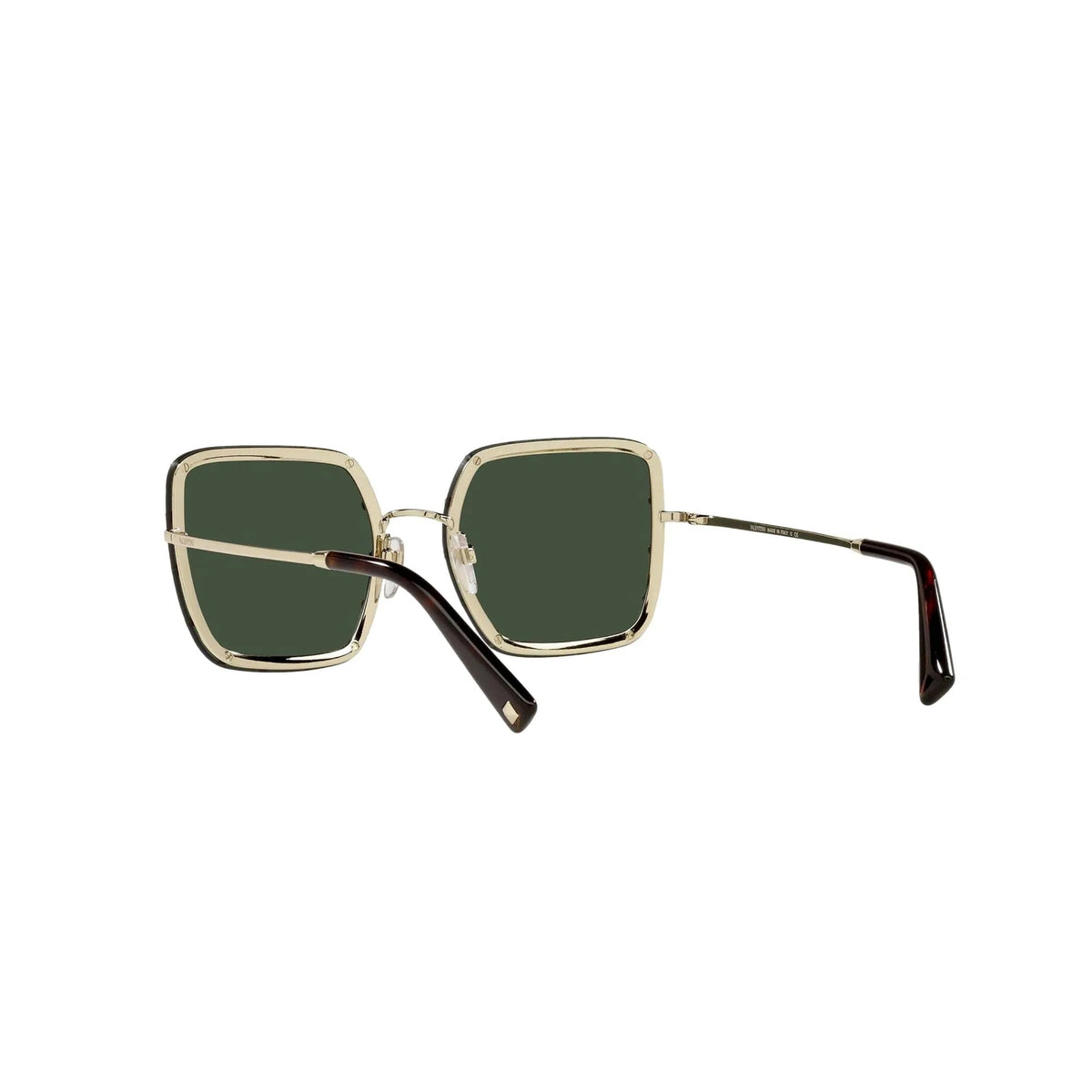 Valentino Garavani Green Studded Titanium Sunglasses - Sunglasses - Clayton's Online Store