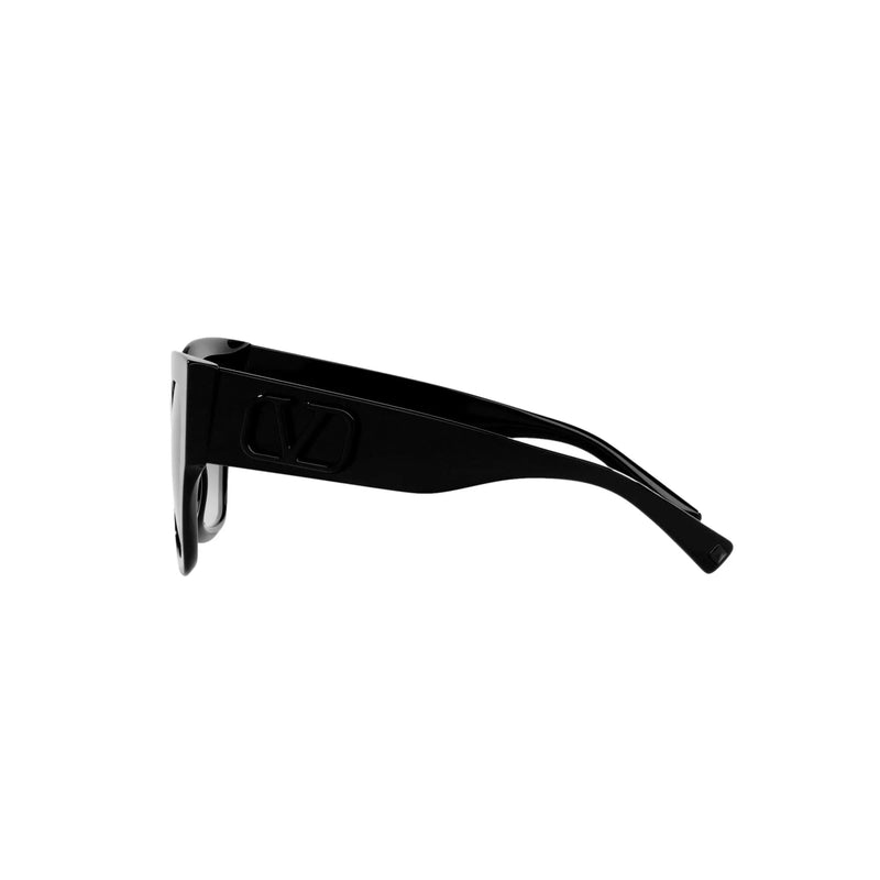 Valentino Garavani V Logo Black Square Frame Sunglasses - Sunglasses - Clayton's Online Store