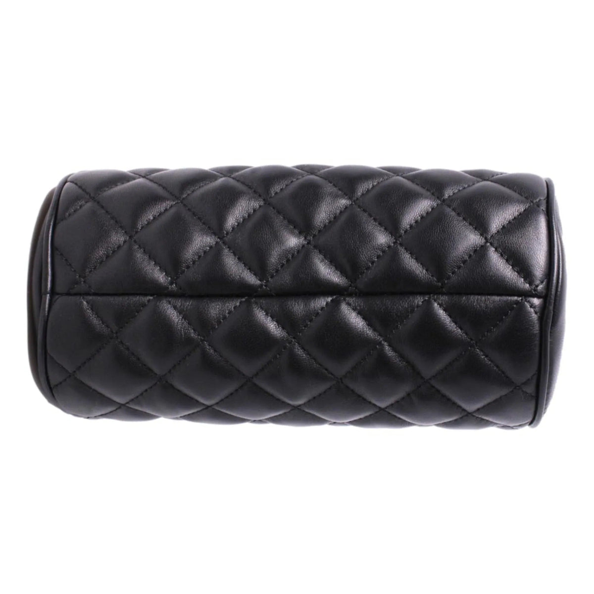 Versace Black Leather Medusa Quilted Cosmetic Bag - Handbags - Clayton's Online Store