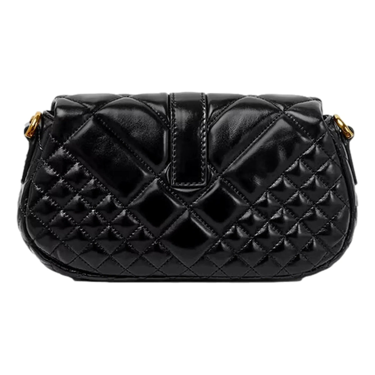 Versace Greca Goddess Black Quilted Leather Mini Bag - Handbags - Clayton's Online Store