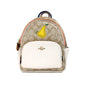 COACH Mini Court Signature Pear Motif Shoulder Backpack Bookbag Bag Chalk Taffy